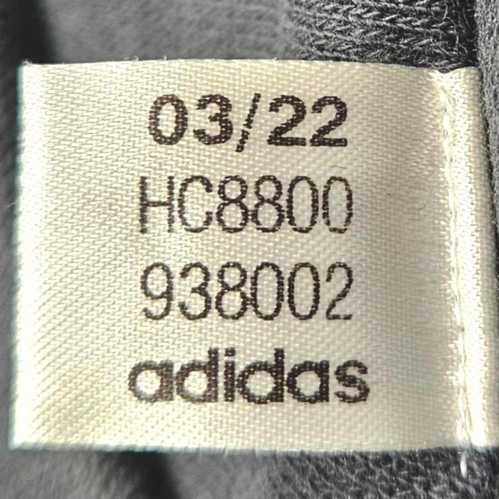 Adidas Made With Nature Studio Lounge Sweatshirt M Carbon Gray Cropped Raw Hem - Picture 10 of 12